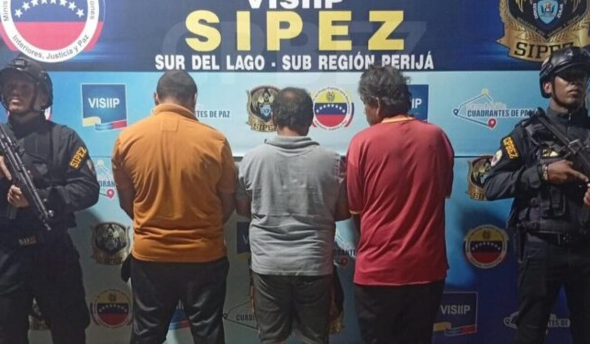 Arrestaron a tres hombres por abuso sexual continuado contra una adolescente en Zulia