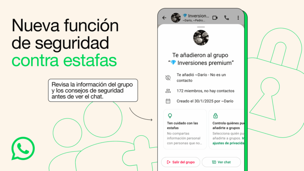 WhatsApp lanzó nuevas herramientas de seguridad para combatir estafas y fraudes