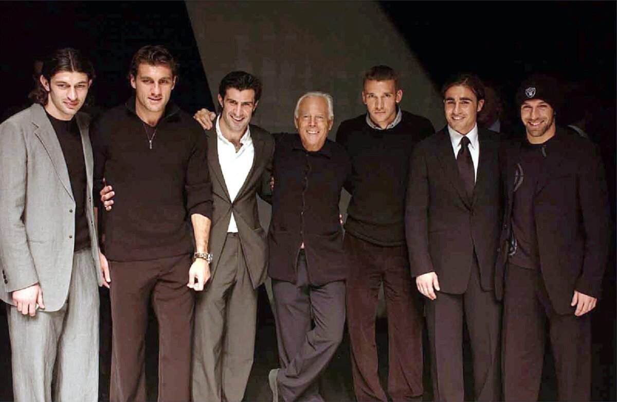 En imágenes la estrecha relación entre el diseñador Giorgio Armani y el mundo del deporte