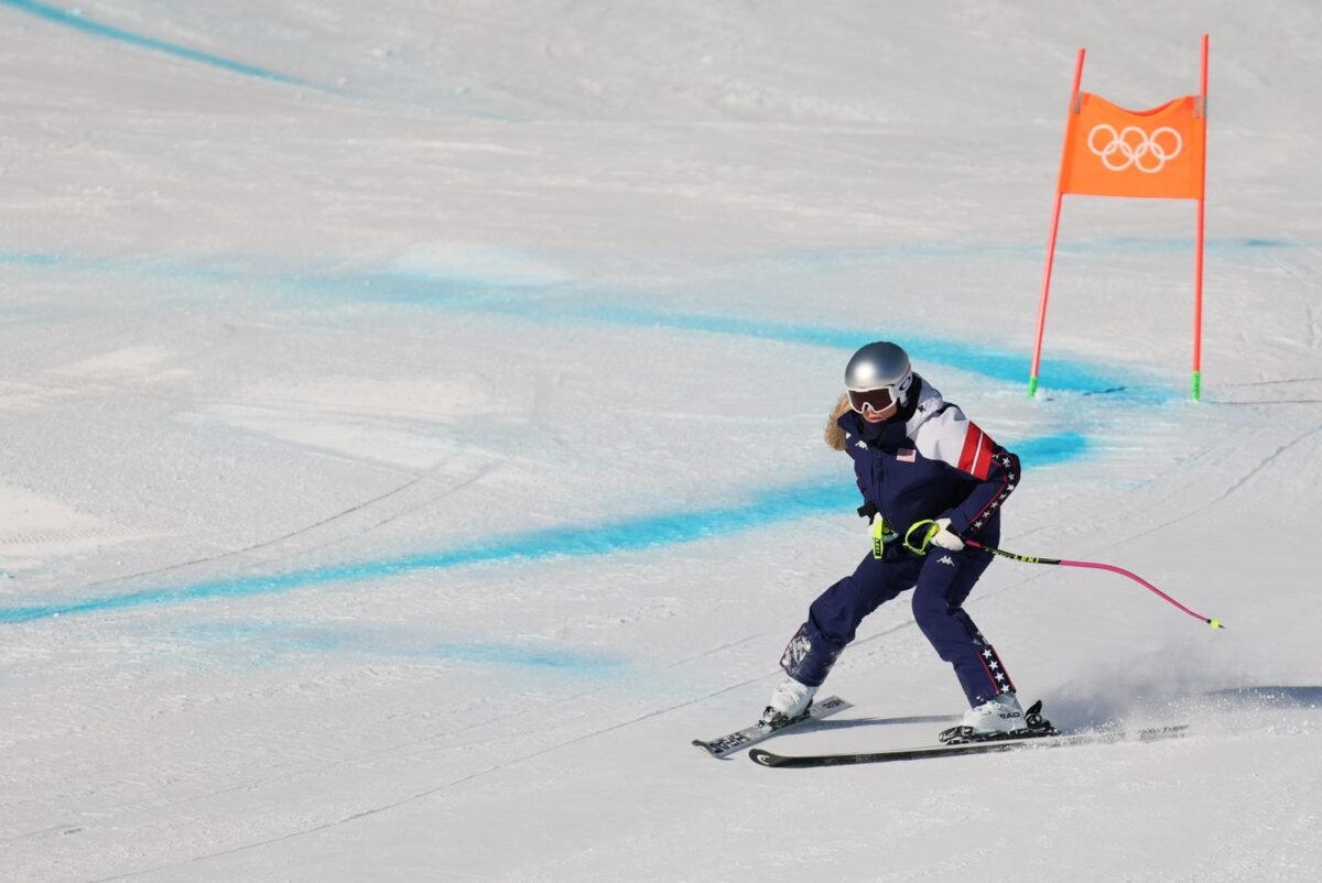La estadounidense Lindsey Vonn sufrió una caída en los JJ OO de Invierno y tuvo que ser evacuada en helicóptero