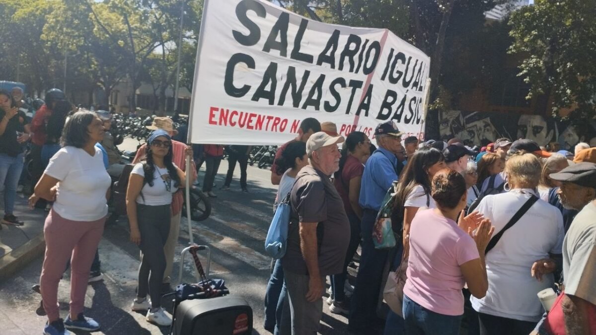 Gremios convocaron una jornada nacional de protestas para exigir salarios dignos en Venezuela 