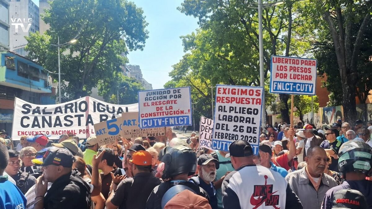 Gremios convocaron una jornada nacional de protestas para exigir salarios dignos en Venezuela 
