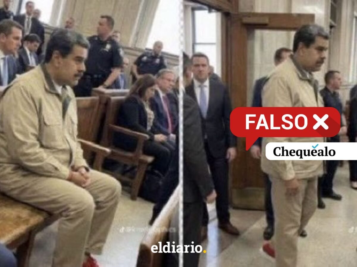¿Las imágenes de Nicolás Maduro durante la segunda audiencia son reales?