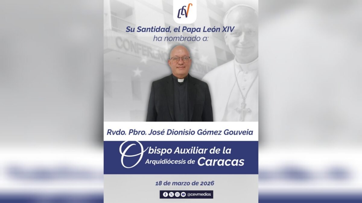 Papa León XIV nombró a dos obispos auxiliares de Caracas 
