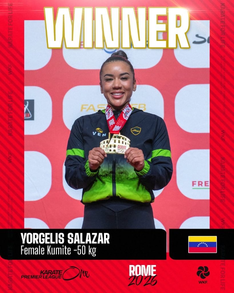 Yorgelis Salazar consiguió oro para Venezuela en la Karate One Premier League