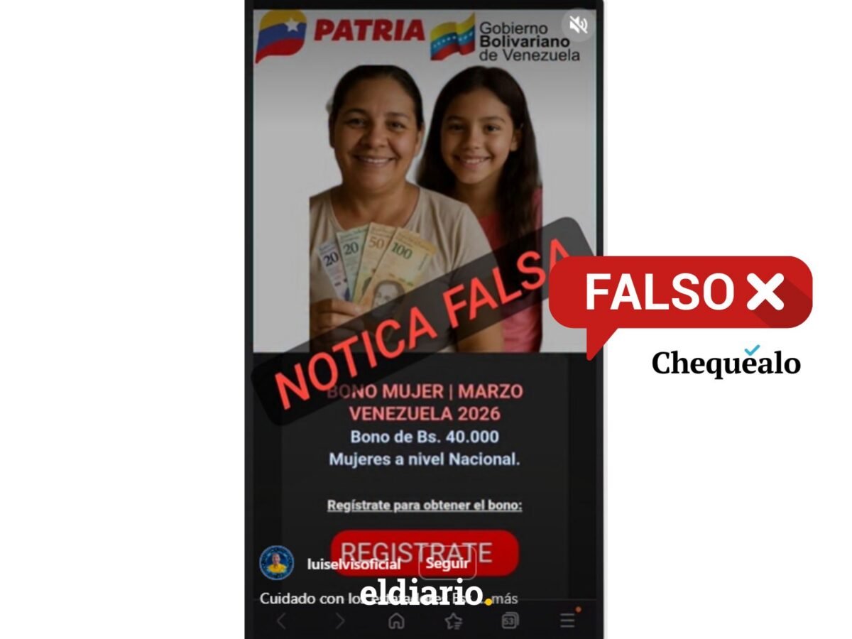 ¿Delcy Rodríguez anunció el depósito del bono “Mujer” a través del Sistema Patria?