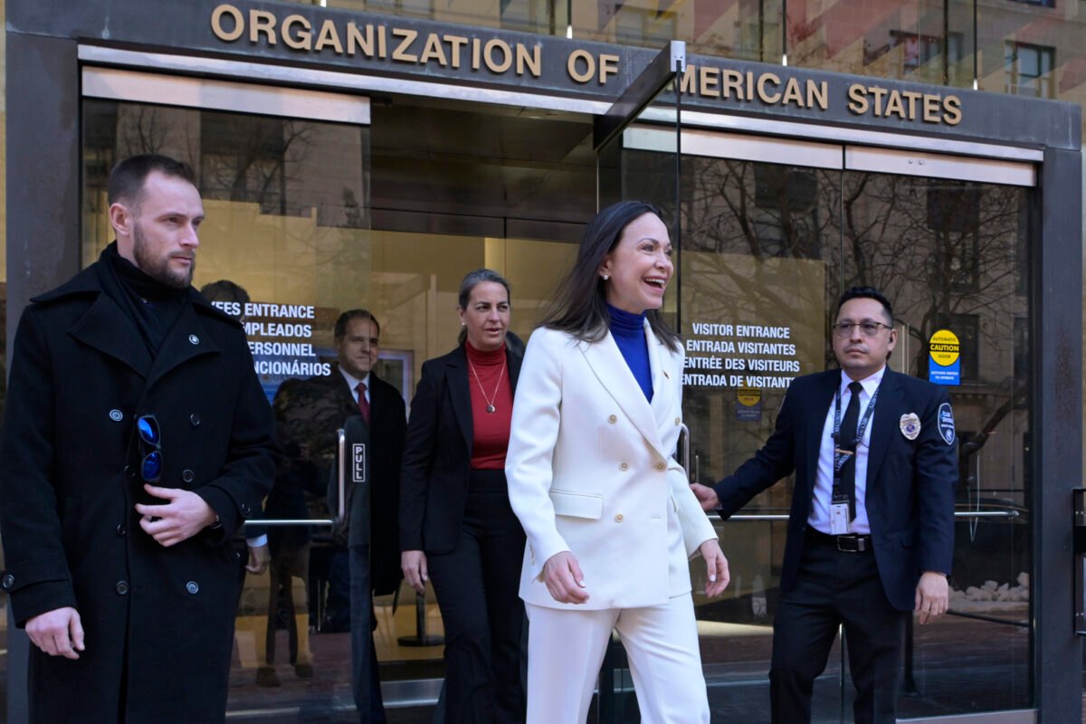 María Corina Machado presentó ante la CIDH la situación en Venezuela en materia de DD HH