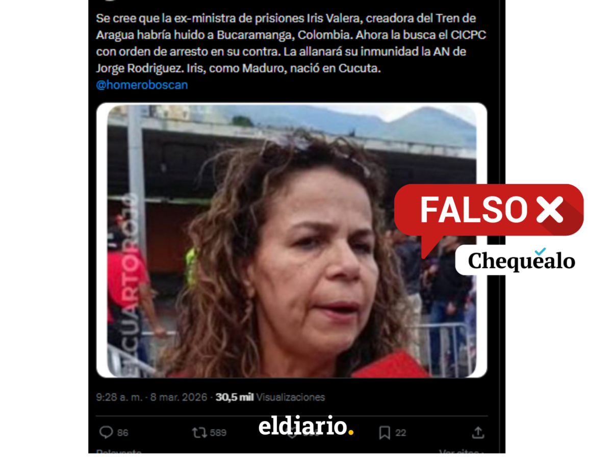 ¿La diputada Iris Varela huyó a Colombia por una orden de arresto en su contra?