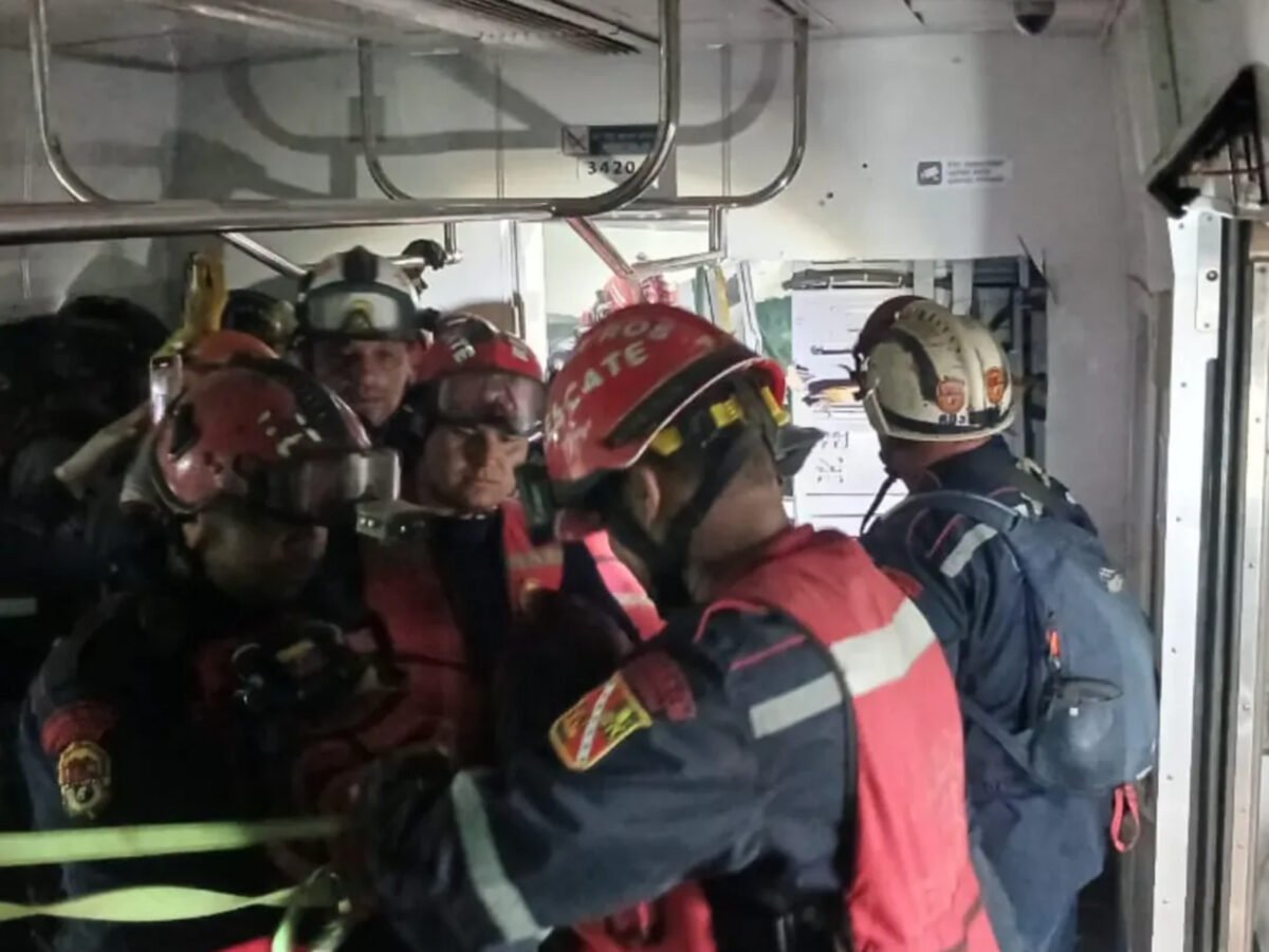 Colisionó en La Rinconada un tren del sistema ferroviario de Los Valles del Tuy