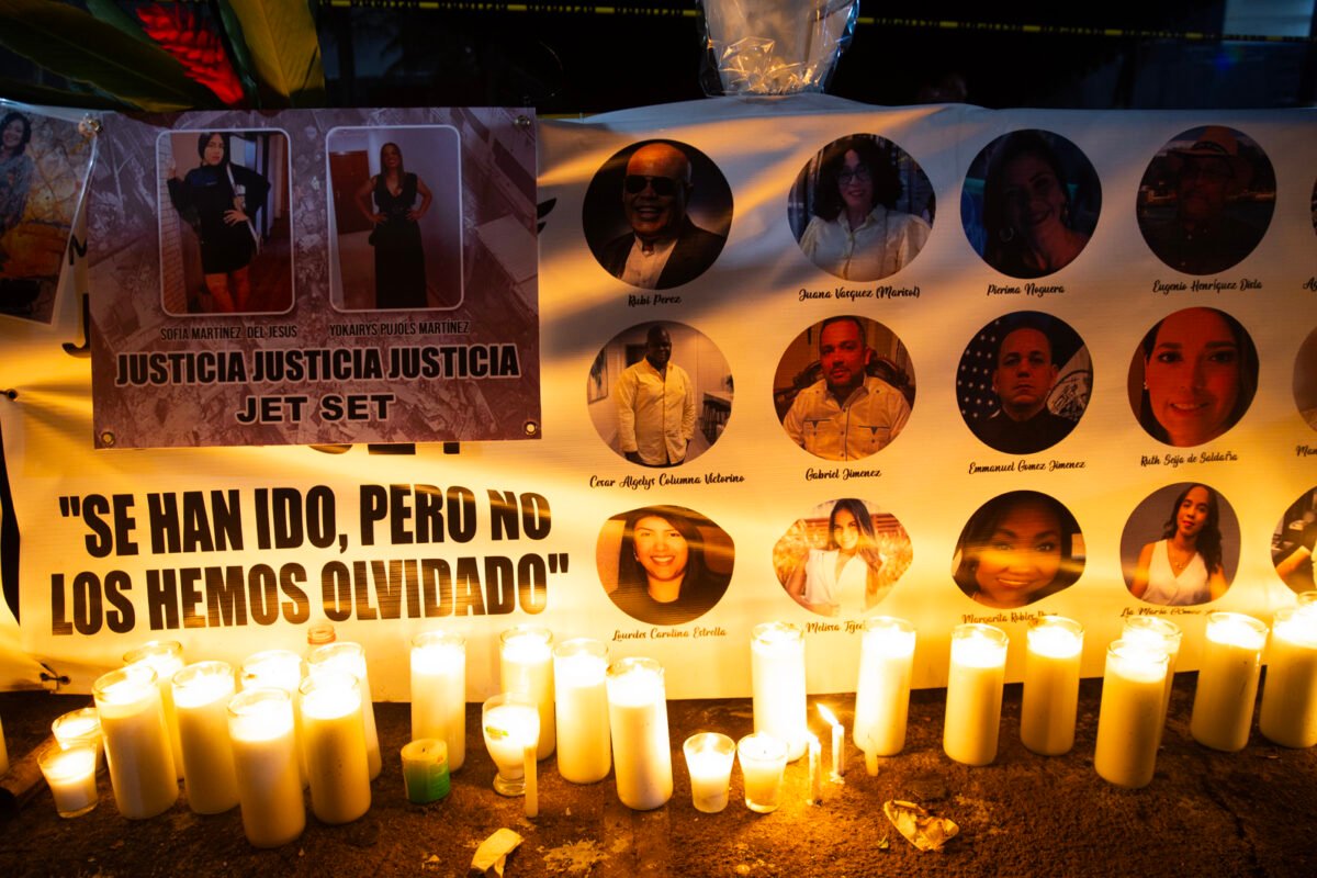 En imágenes: una vigilia recordó a las víctimas del Jet Set a un año de la tragedia en República Dominicana