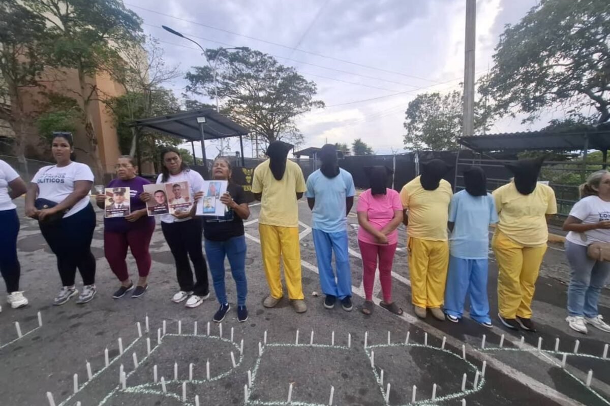 Familiares de presos políticos en Venezuela se sumaron a protesta internacional para exigir su liberación