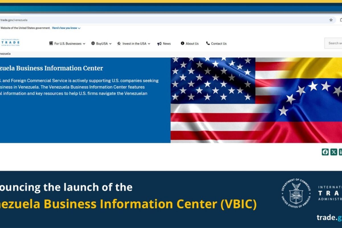 EE UU habilitó un centro informativo para impulsar exportaciones hacia Venezuela