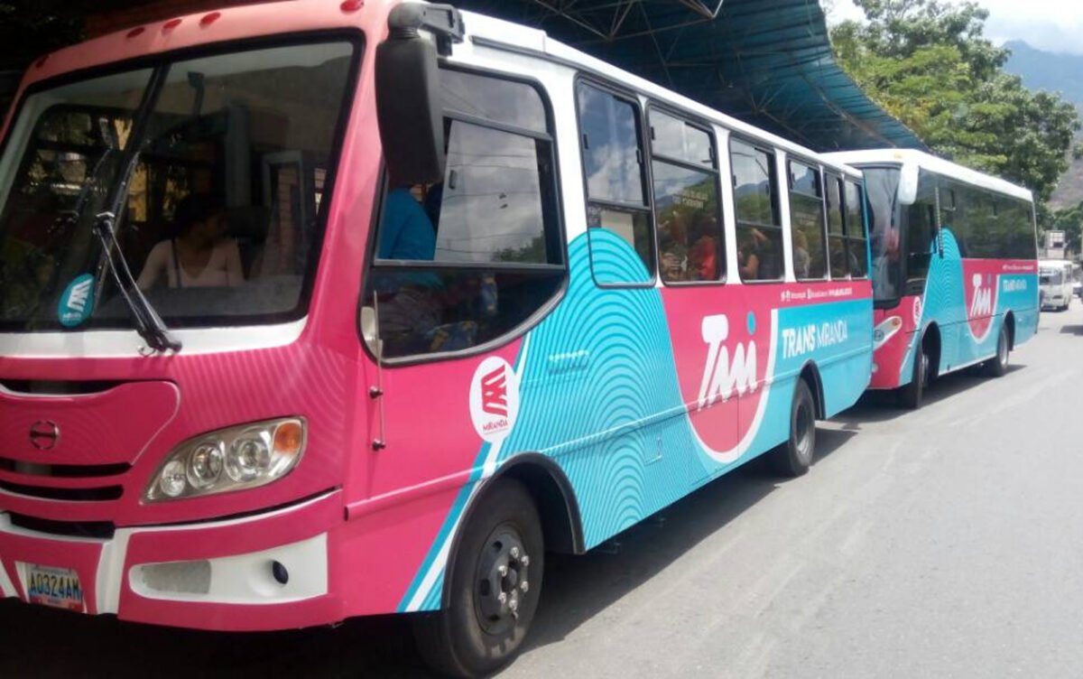 Habilitaron una ruta directa de TransMiranda desde los Valles del Tuy hasta Plaza Venezuela