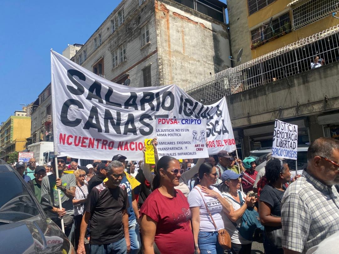 En imágenes: gremios retomaron las calles en protesta para exigir salarios dignos en Venezuela 