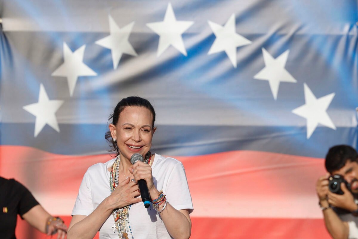 En imágenes: miles de venezolanos se reunieron con María Corina Machado en Madrid