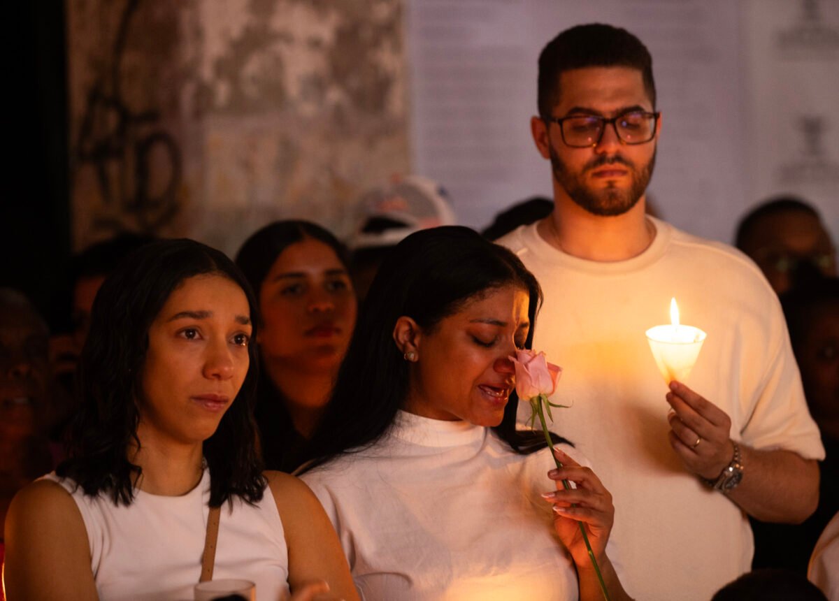 En imágenes: una vigilia recordó a las víctimas del Jet Set a un año de la tragedia en República Dominicana