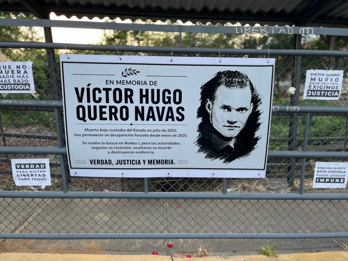 45 ONG venezolanas piden una investigación con ayuda internacional sobre la muerte de Víctor Quero Así fue el homenaje que familiares de presos políticos rindieron a Víctor Quero