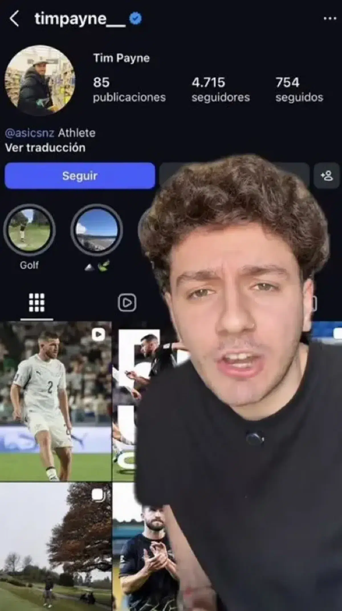 De ser el jugador menos conocido al más viral en horas: el salto a la popularidad del futbolista neozelandés Tim Payne