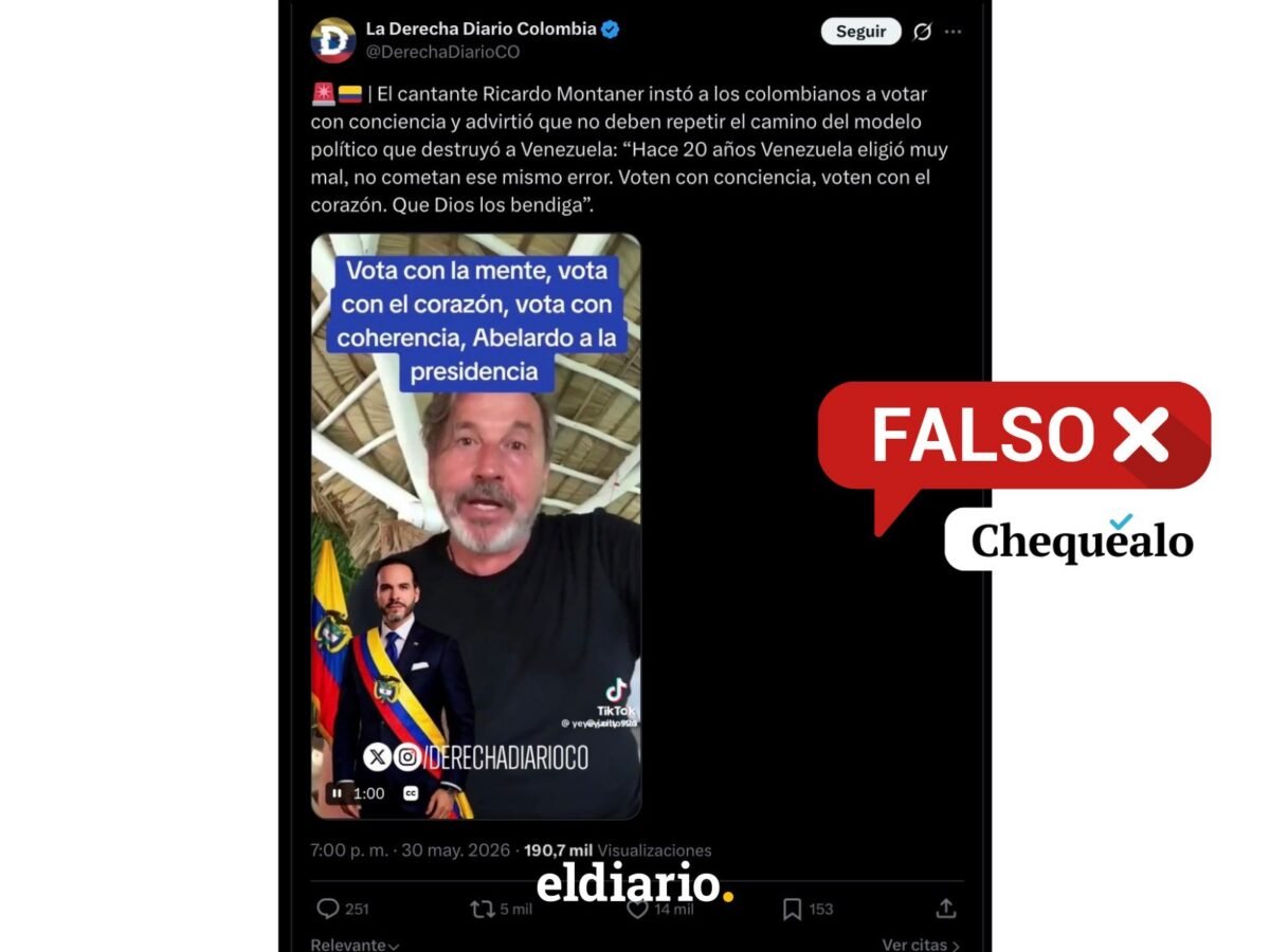 ¿Ricardo Montaner pidió “votar con consciencia” en las elecciones de 2026 en Colombia?