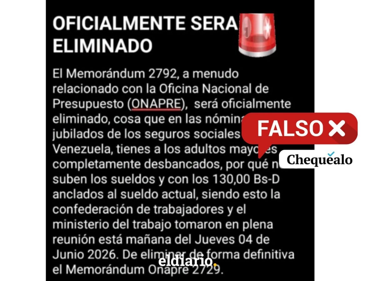 ¿El gobierno encargado eliminará el instructivo Onapre?